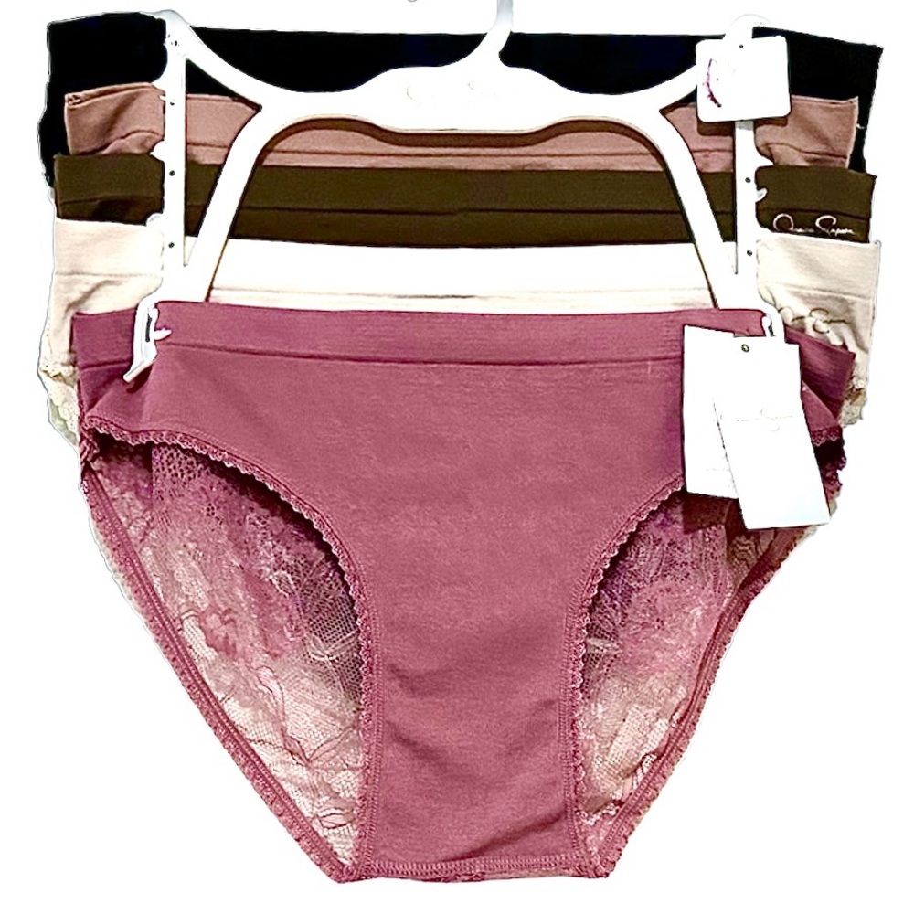 Jessica Simpson 5 Pack Panties Size Large NEW WITH TAGS